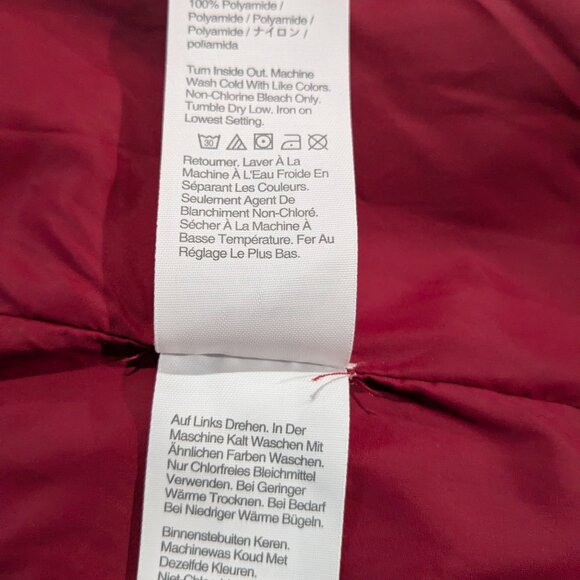 Original J. Crew Boys' XL Beige Faux Fur Sherpa Jacket with Red Accents - Picture 12 of 14